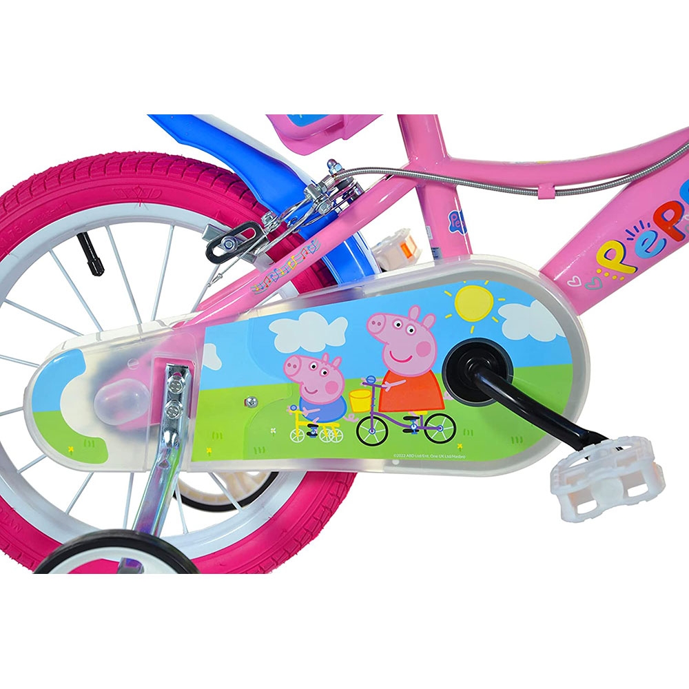 Bicicleta copii Dino Bikes 14 inch Peppa Pig - 1