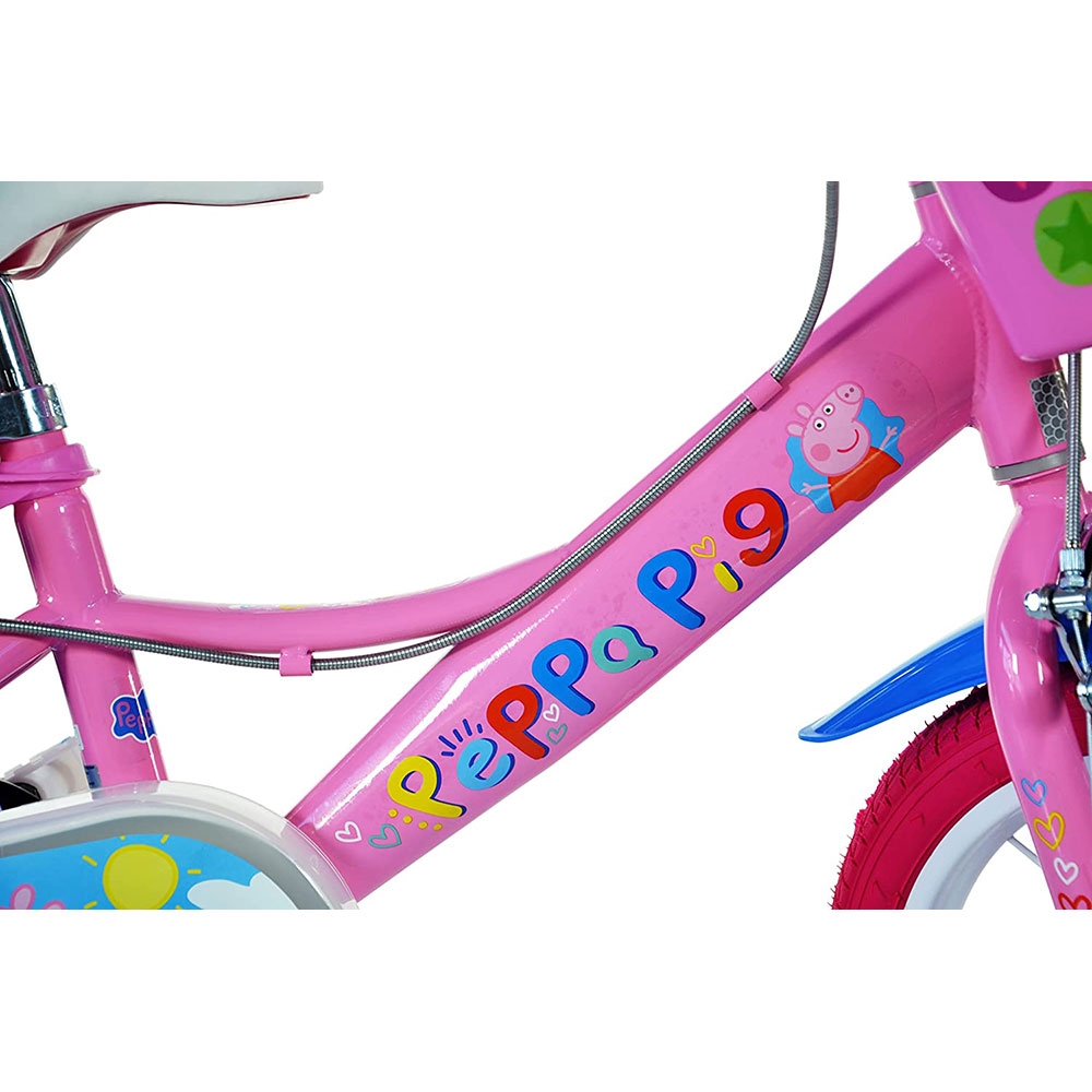 Bicicleta copii Dino Bikes 14 inch Peppa Pig - 2