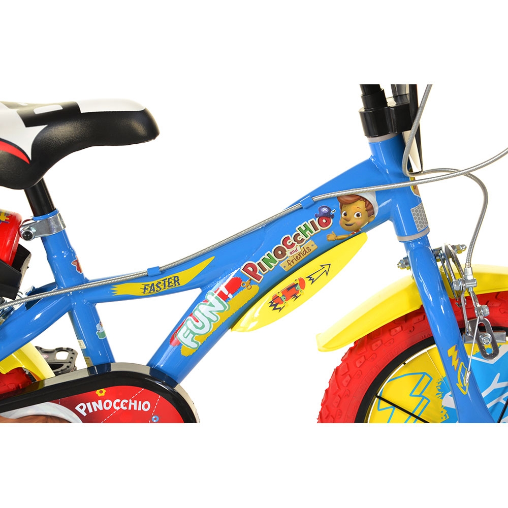 Bicicleta copii Dino Bikes 16 inch Pinocchio „Pinocchio” imagine 2022 protejamcopilaria.ro