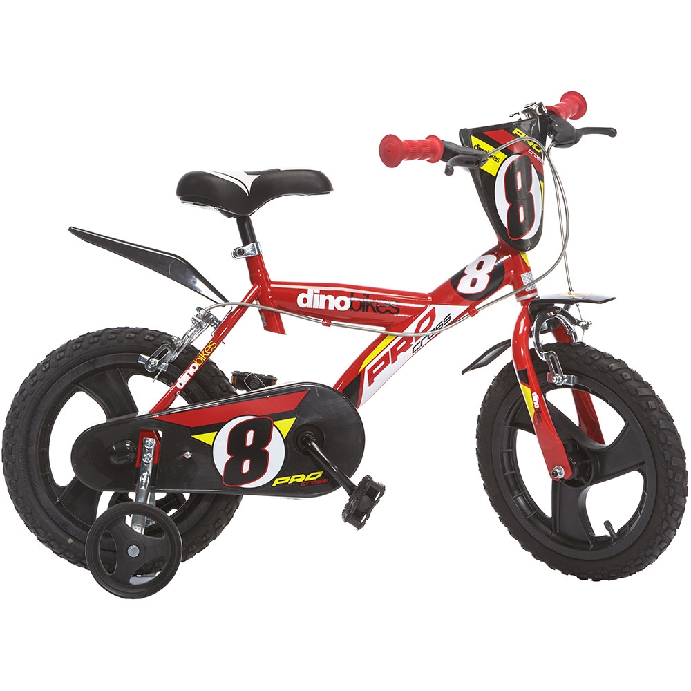 Bicicleta copii Dino Bikes 16 inch Pro-cross rosu - 1