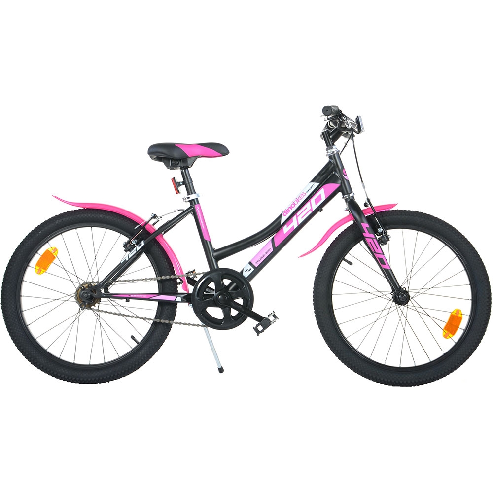 Bicicleta copii Dino Bikes 20 inch MTB fete sport negru - 1