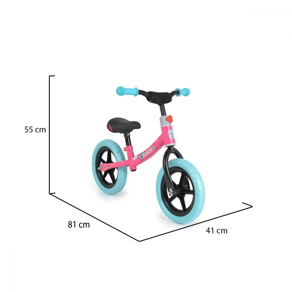 Bicicleta fara pedale Byox 2B balance Pink - 2 | YEO