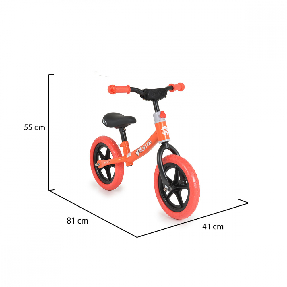 Bicicleta fara pedale Byox 2B balance Red - 5