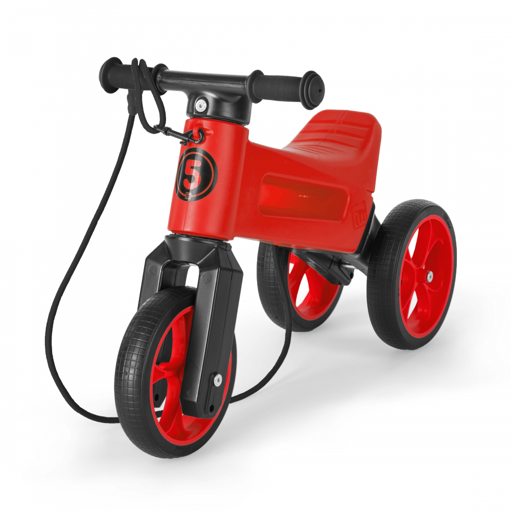 Bicicleta fara pedale 2 in 1 Funny Wheels Rider SuperSport Chilli Red Biciclete Copii 2023-09-21