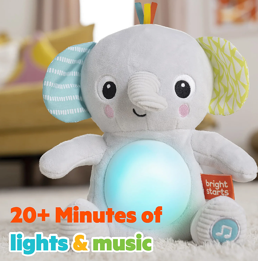 Jucarie interactiva Bright Starts hug a bye baby elephant - 2