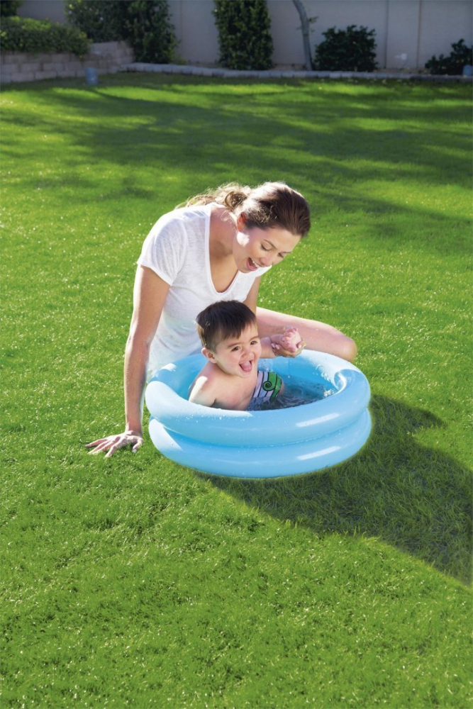 Piscina gonflabila pentru copii 61 cm Albastru - 2 | YEO