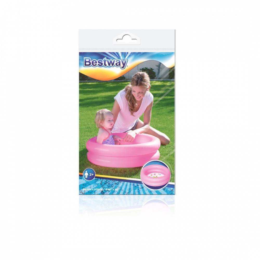 Piscina gonflabila pentru copii 61 cm Roz - 2 | YEO