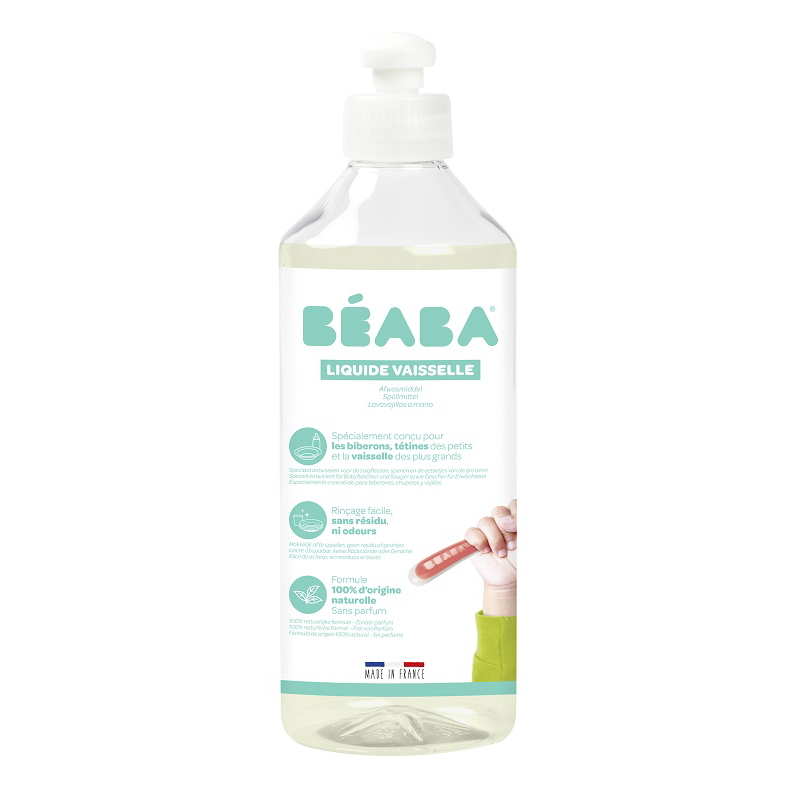 Detergent de vase lichid Beaba fara parfum 500 ml