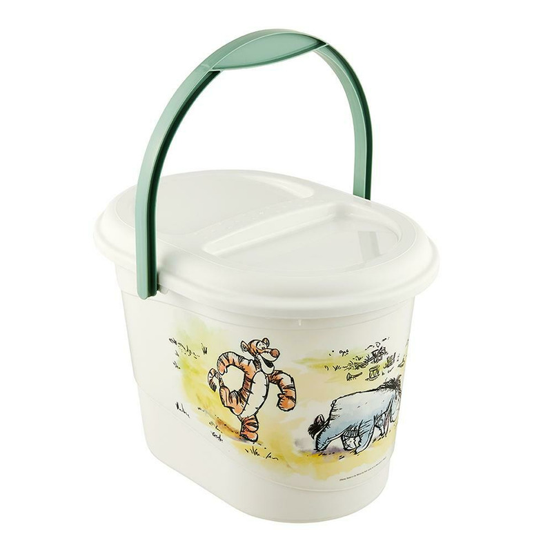 Galeata multifunctionala Keeper Karol pentru depozitare scutece 37x29.5x27.5 Winnie the Pooh