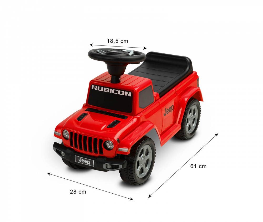 Jucarie ride-on Toyz Jeep Rubicon rosu - 11