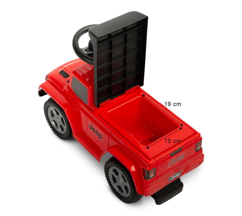 Jucarie ride-on Toyz Jeep Rubicon rosu - 12