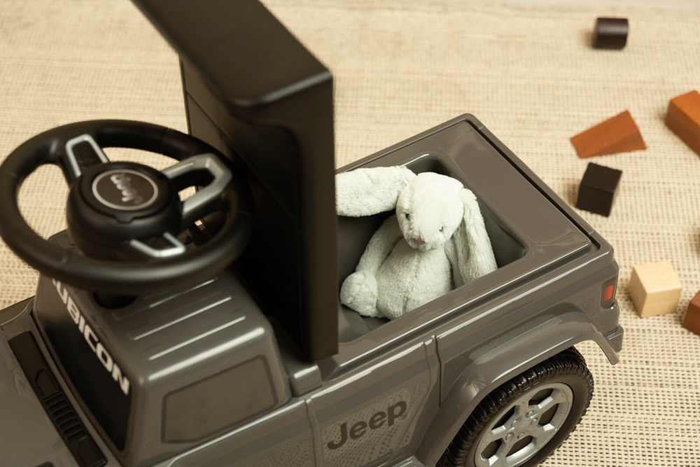 Jucarie ride-on Toyz Jeep Rubicon gri - 2