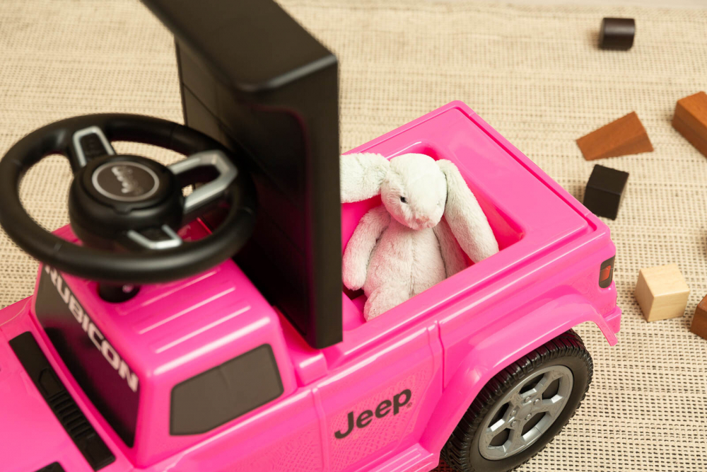 Jucarie ride-on Toyz Jeep Rubicon roz - 6