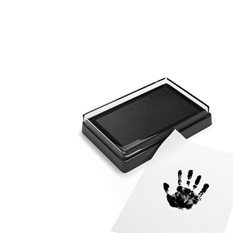 Kit rama foto tripla mobila cu cerneala pentru manuta si piciorus rama natur culoare ink Negru - 1