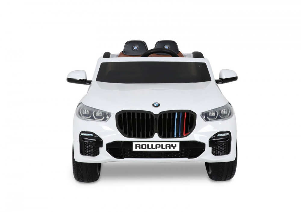 Masina electrica copii BMW X5 Versiune M 12V cu telecomanda alb - 1