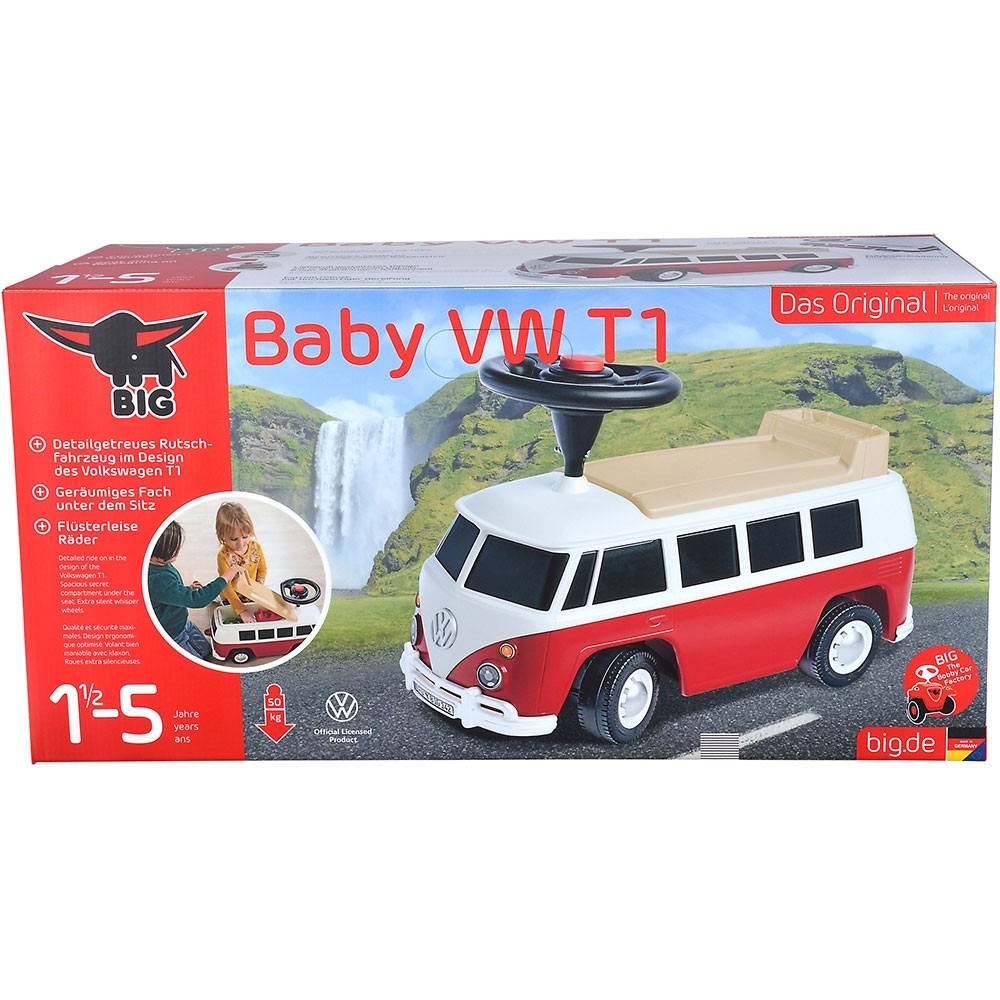Masinuta de impins Big Baby VW T1 red - 5