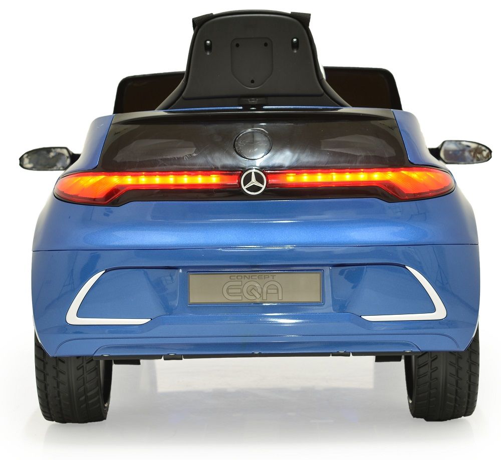 Masinuta electrica cu scaun de piele Mercedes Benz EQA Blue - 5