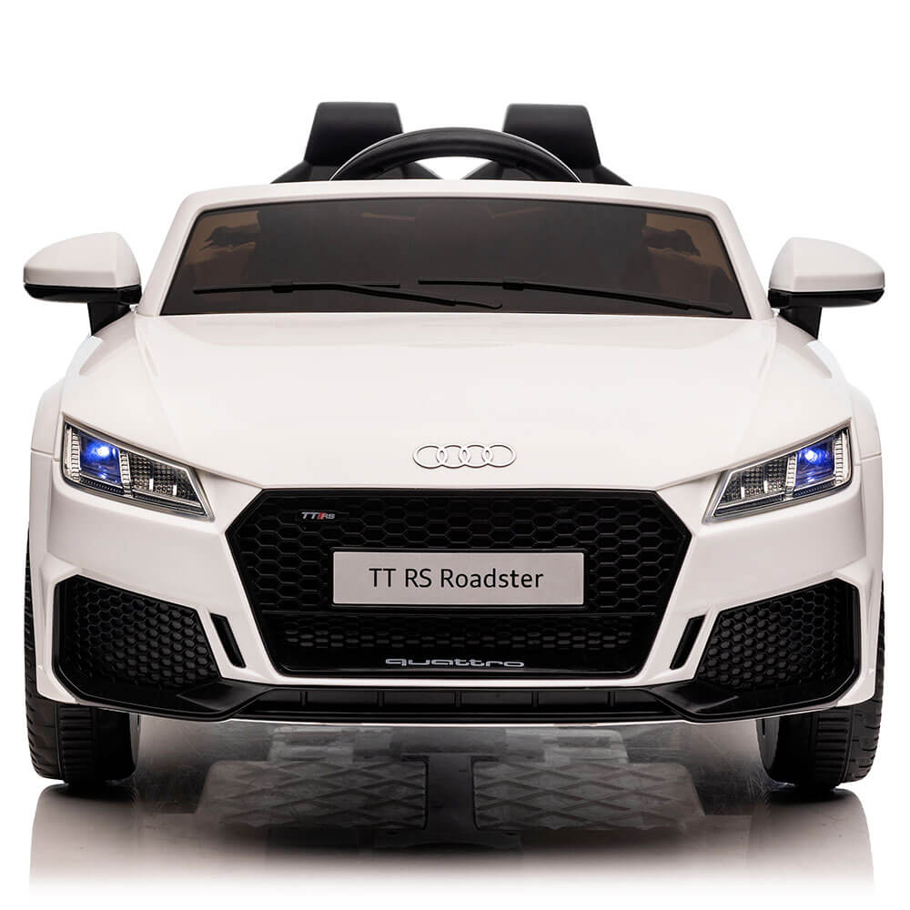 Masinuta electrica cu telecomanda Audi TT Alb alb imagine 2022