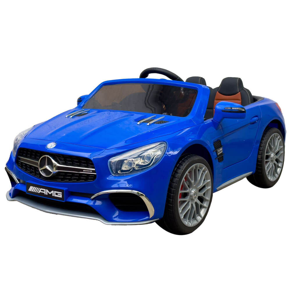 Masinuta electrica cu telecomanda Mercedes SL 65 AMG albastru - 3
