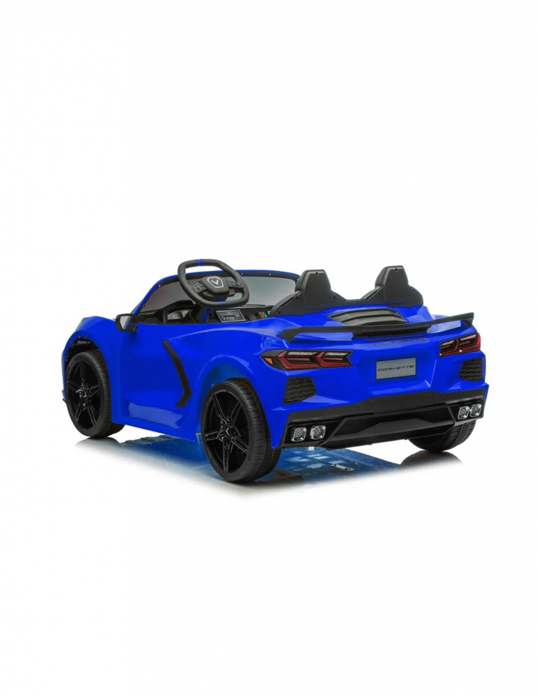 Masinuta electrica cu telecomanda pentru copii Corvette Stingray albastru 11968 11968 imagine 2022