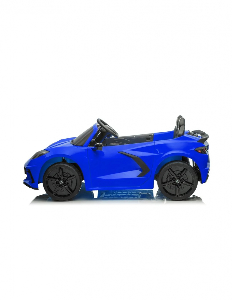 Masinuta electrica cu telecomanda pentru copii Corvette Stingray albastru 11968 - 1