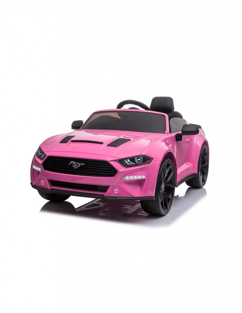 Masinuta electrica cu telecomanda pentru copii Ford Mustang roz 8289 - 3
