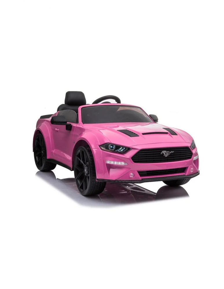 Masinuta electrica cu telecomanda pentru copii Ford Mustang roz 8289 - 2