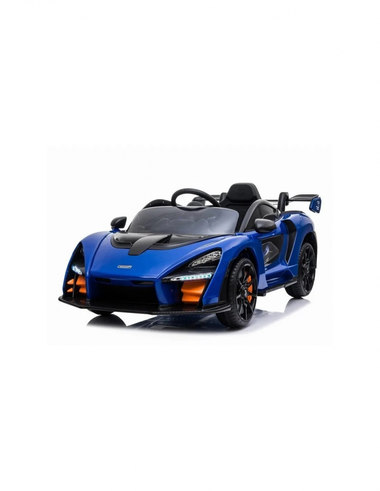 Masinuta electrica cu telecomanda pentru copii McLaren Senna albastra 5350