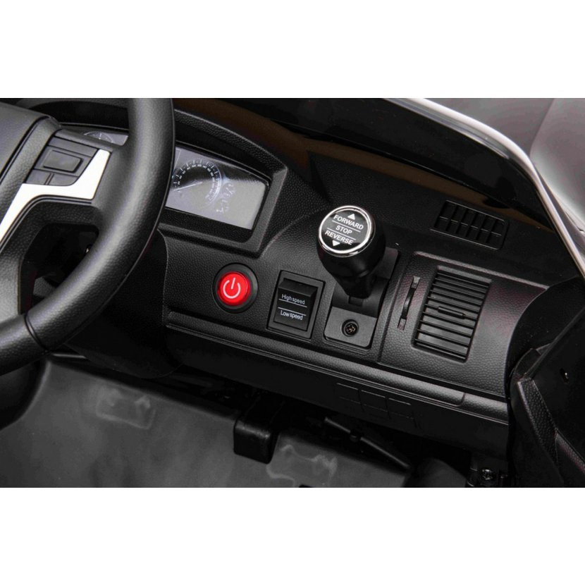 Masinuta electrica pentru copii Toyota Landcruiser Army Green cu roti EVA, scaun din piele, deschidere usi, scaun piele si telecomanda - 6