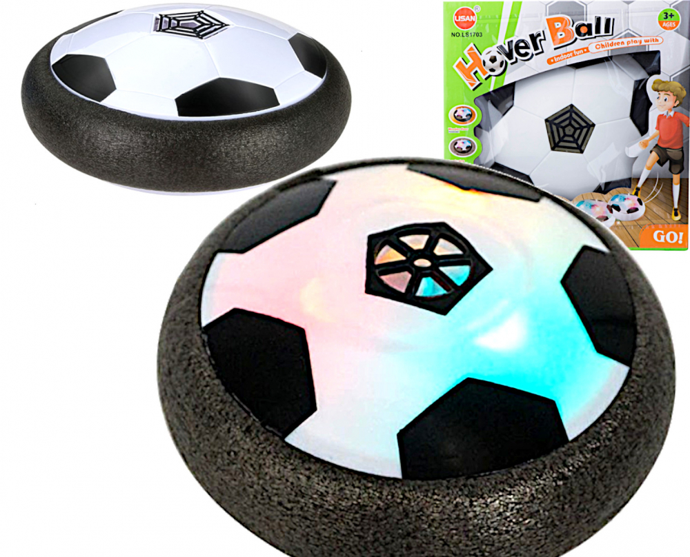 Minge Hover Ball rotativa tip disc cu aer si lumini LED
