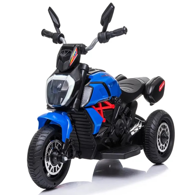 Motocicleta electrica cu lumini Nichiduta Kids Racing Blue