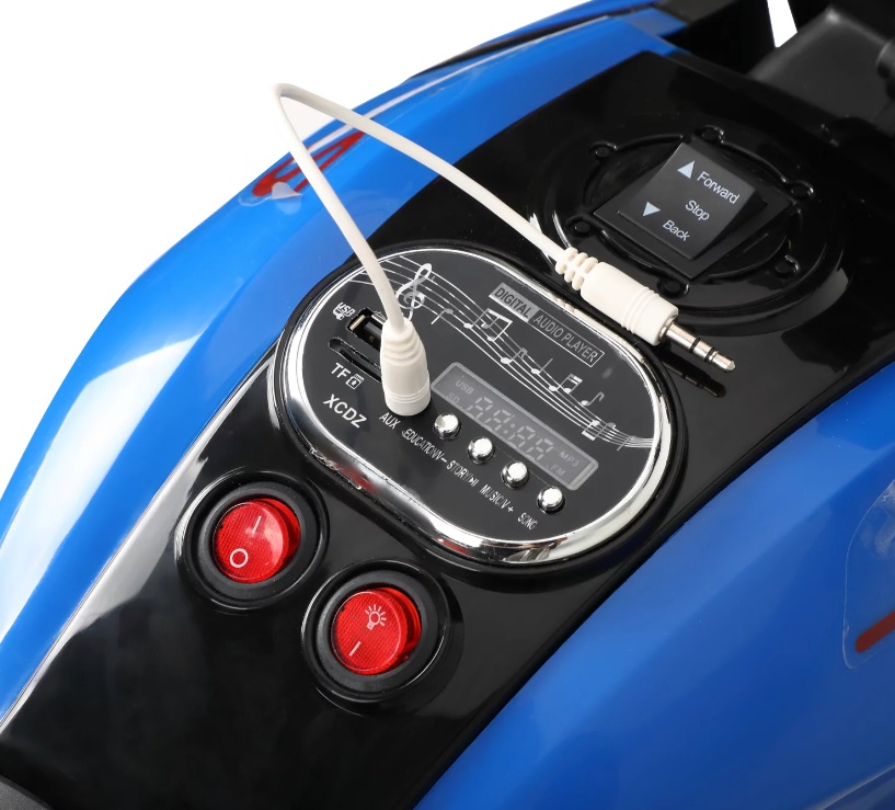 Motocicleta electrica cu lumini Nichiduta Kids Racing Blue - 6