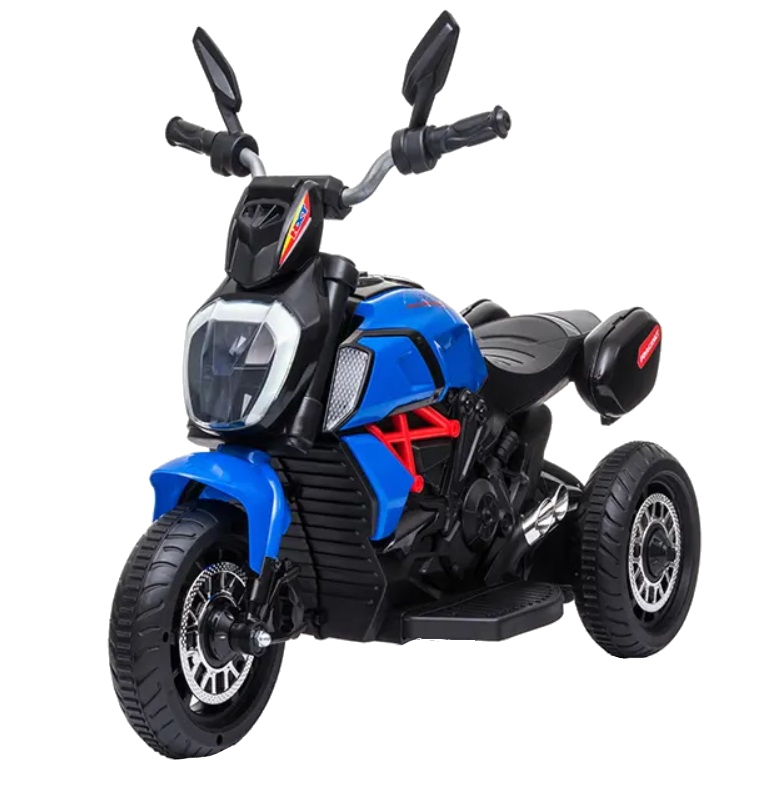 Motocicleta electrica cu lumini Nichiduta Kids Racing Blue - 7