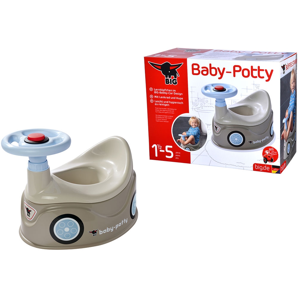 Olita educativa pentru copii Big Baby Potty grey - 2 | YEO