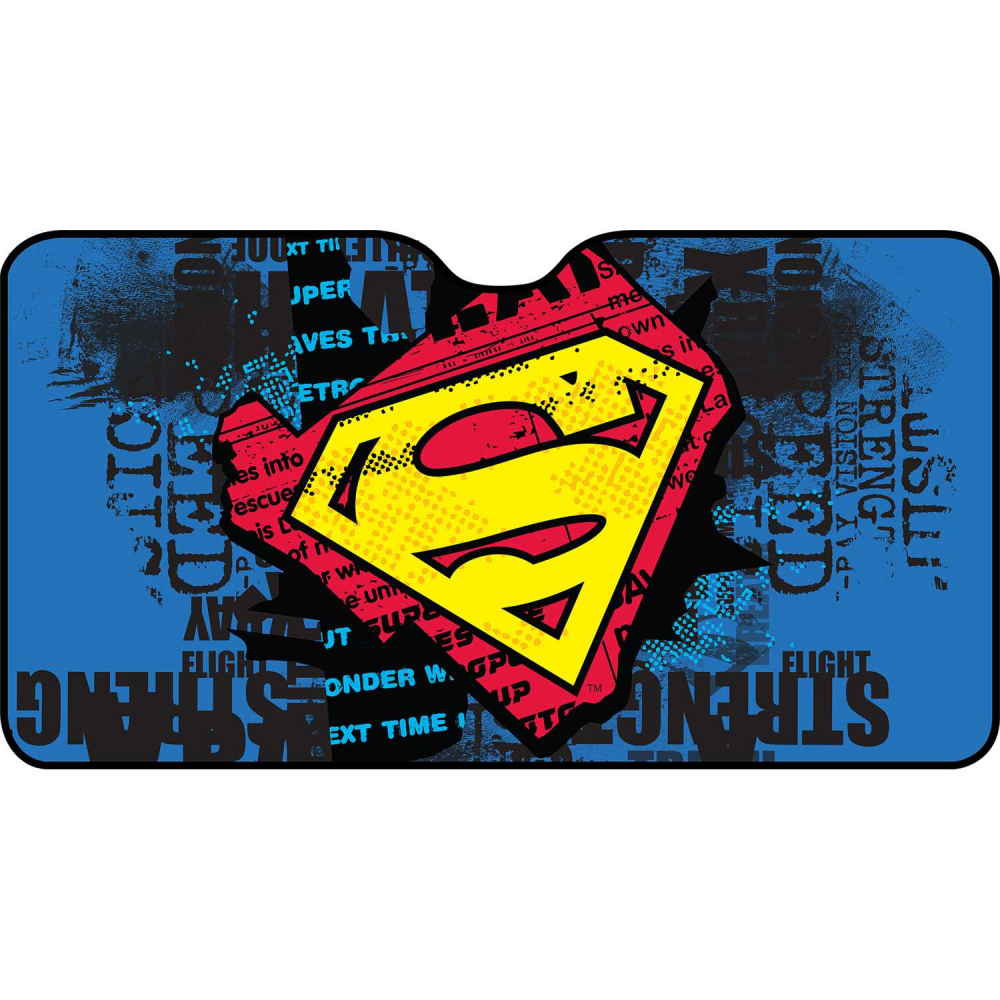 Parasolar pentru parbriz Superman Logo 130x70 cm TataWay CZ10974 - 2