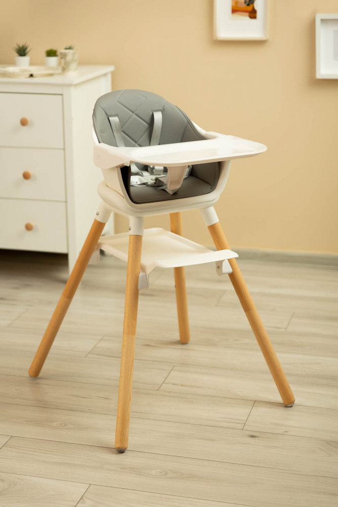 Scaun de masa multifunctional 4 in 1 Caretero Bravo gri - 3 | YEO