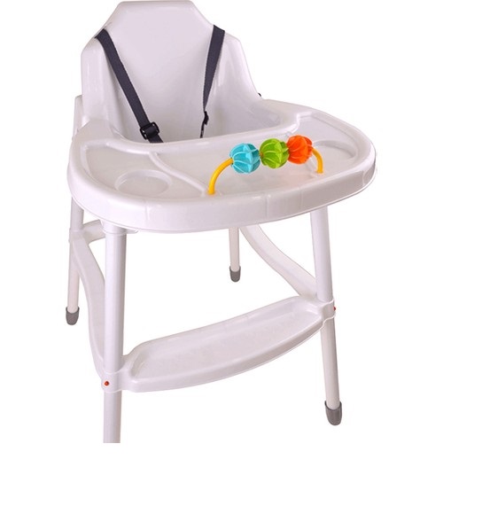 Scaun de masa pentru copii Baby Boo White - 2 | YEO