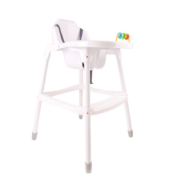 Scaun de masa pentru copii Baby Boo White - 3 | YEO