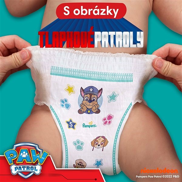 Scutece-chilotel Pampers Pants Patrula Catelusilor Marimea 6, 14-19 kg, 60 buc - 2 | YEO