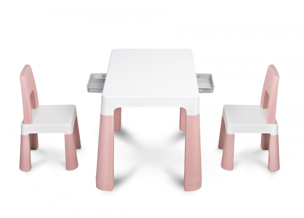 Set masuta cu scaunele pentru copii Toyz Monti roz - 1