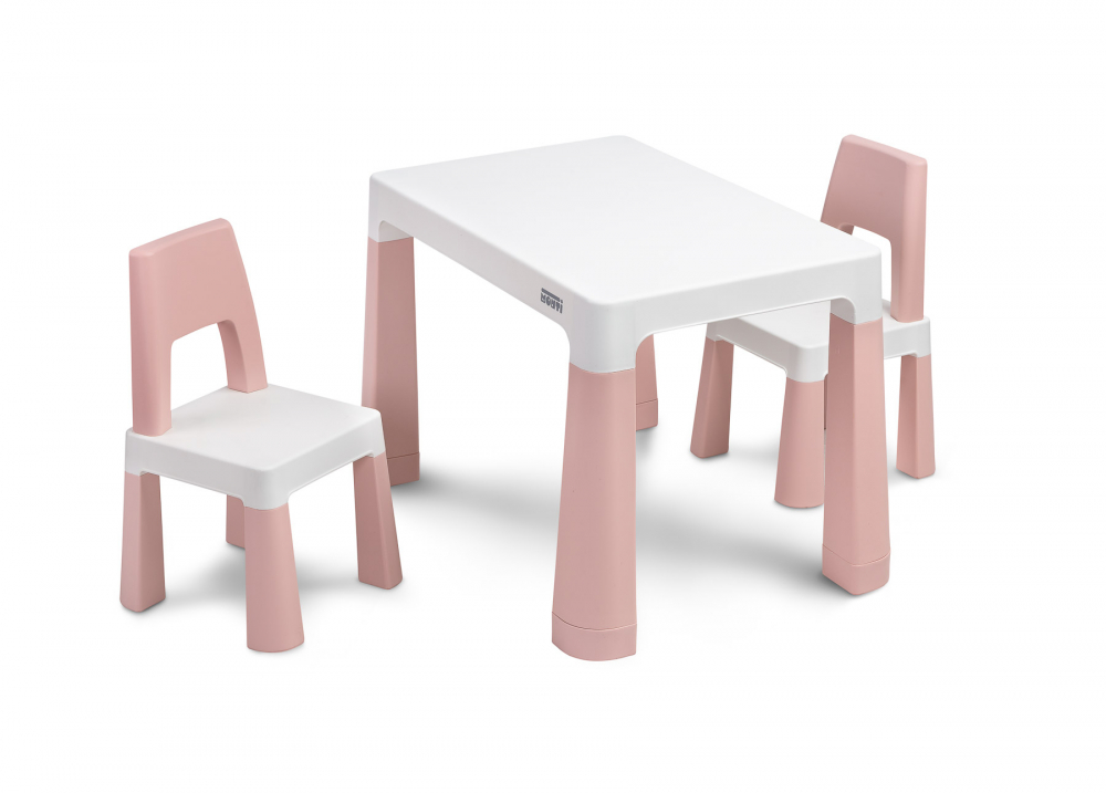 Set masuta cu scaunele pentru copii Toyz Monti roz - 2