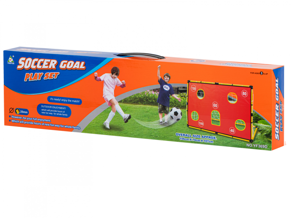 Set poarta de fotbal Soccer Goal cu pompa si minge - 7