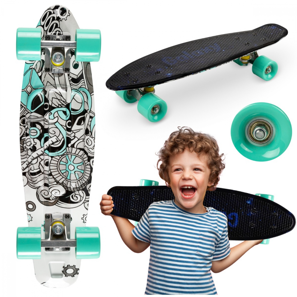 Skateboard copii Qkids Galaxy Industrial nichiduta.ro imagine noua responsabilitatesociala.ro
