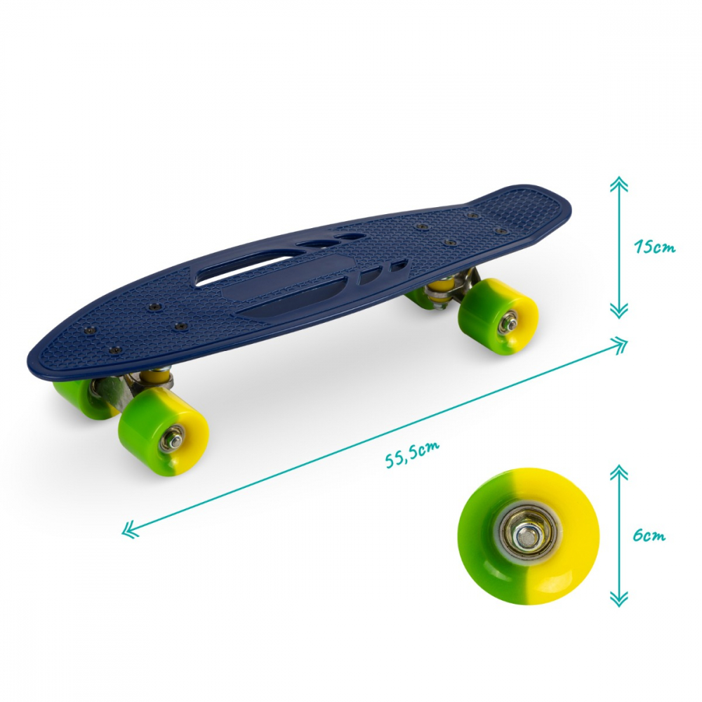 Skateboard Copii Qkids Galaxy Lemon