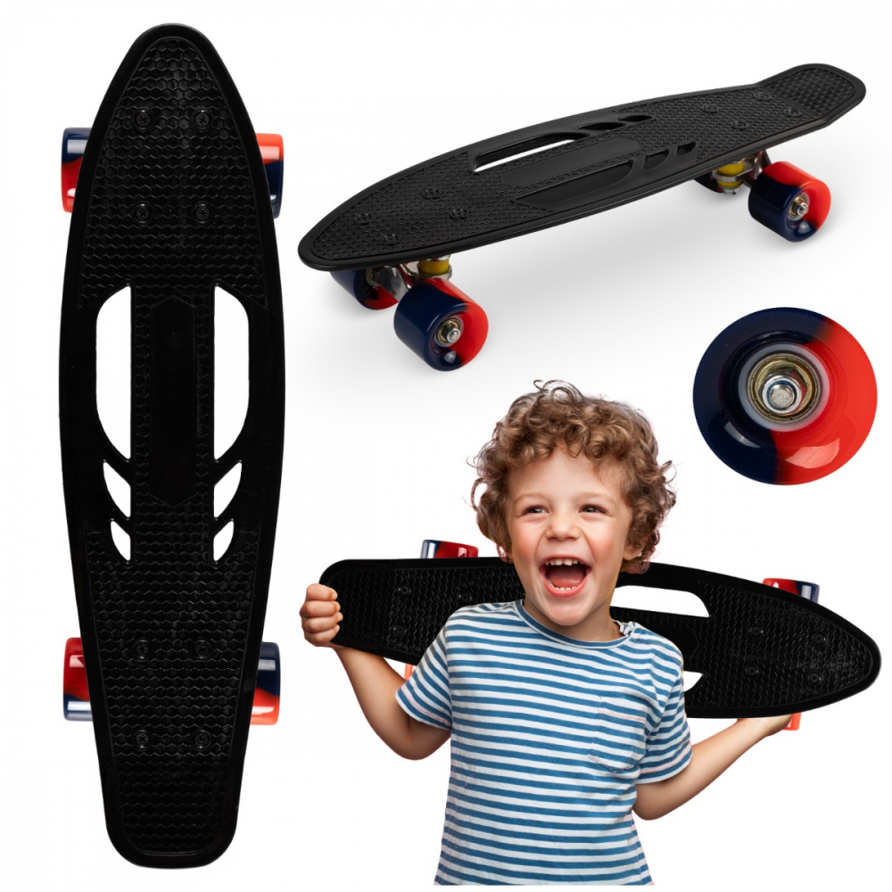 Skateboard Copii Qkids Galaxy Navy Blue