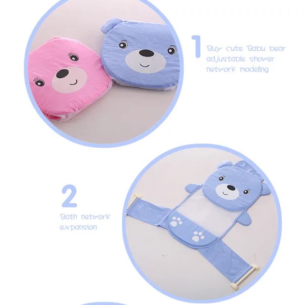 Hamac cadita Little Mom Cute Bear Blue - 2 | YEO