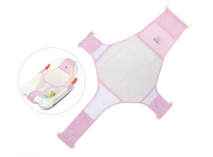 Hamac textil pentru cadita Little Mom Classic Pink