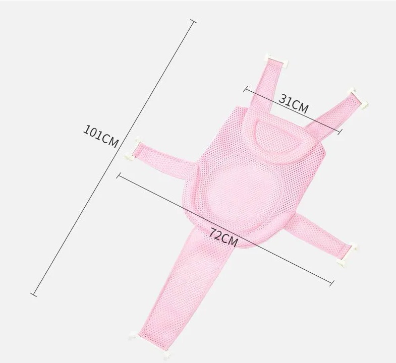 Hamac textil pentru cadita Little Mom Comfy Pink - 4 | YEO