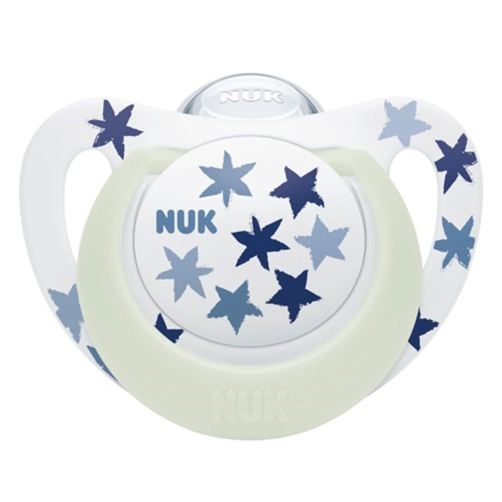 Suzeta Nuk Star Night silicon 18-36 luni M3 albastru Alimentatie 2023-09-30