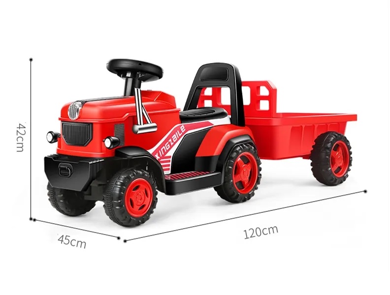 Tractor electric cu remorca Nichiduta King Track Red - 6
